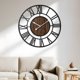 thumbnail image 2 of RELOJ Tixmtry Retro Decorativo de Madera Silencioso 61 cm, 2 of 9