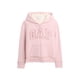 thumbnail image 1 of Sudadera GAP con logo Sherpa con cierre completo rosa para niñas talla S, 1 of 2