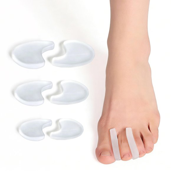Separadores de Dedos WAKALALA Multi‑Tamaño Pack de 6 para Ballet