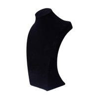 Ioensy - Soporte De Exhibición De Collares, Maniquí De Joyería Para Espectáculos, Accesorios, Aparador, Ferias Comerciales, Negro, 30Cm De Altura