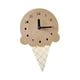 thumbnail image 2 of Mini Reloj De Pared Helado Hogar Reloj Colgante De Madera Para Decoración De Pared Del Hogar Marrón, 2 of 5