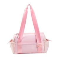 Ioensy - Mini Bolsa De Gimnasio Con Cremallera Y Correa Ajustable Para El Hombro, Ideal Para Entrenar, Hacer Deporte Y Citas, Color Rosa