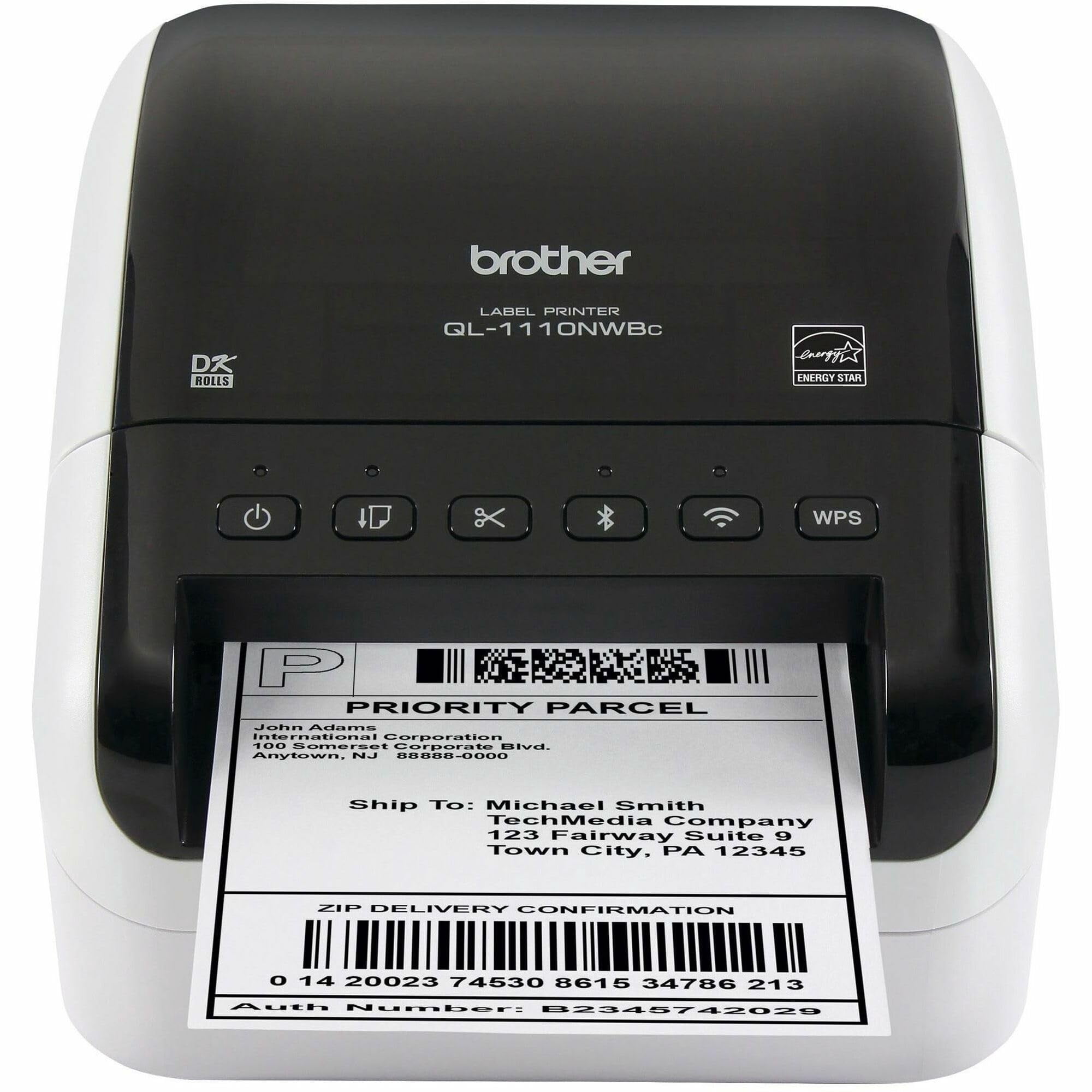 Impresora Térmica De Etiquetas Brother Ql-1110nwbc De Gran Formato