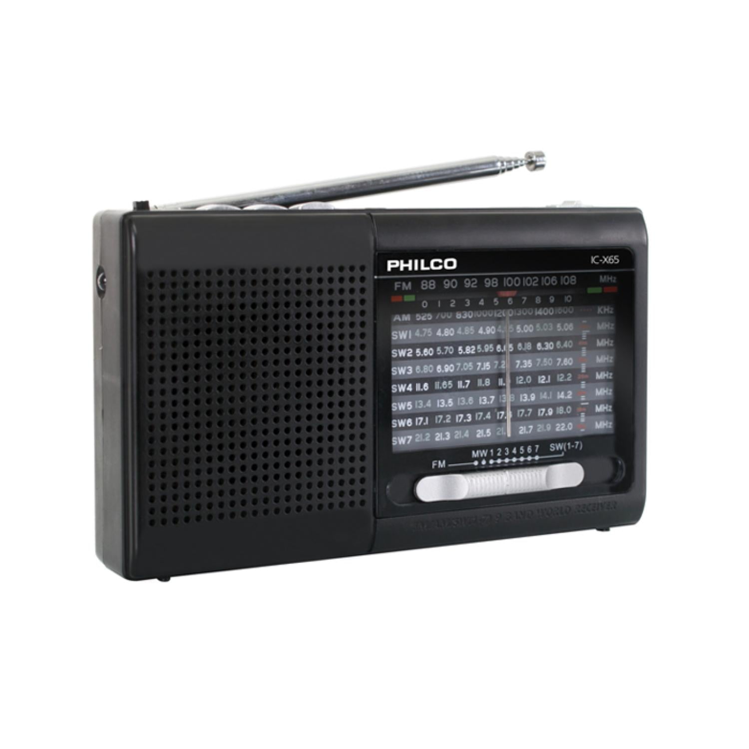 Philco - Radio Multibanda Con Usb Micro Sd Recargable Icx65