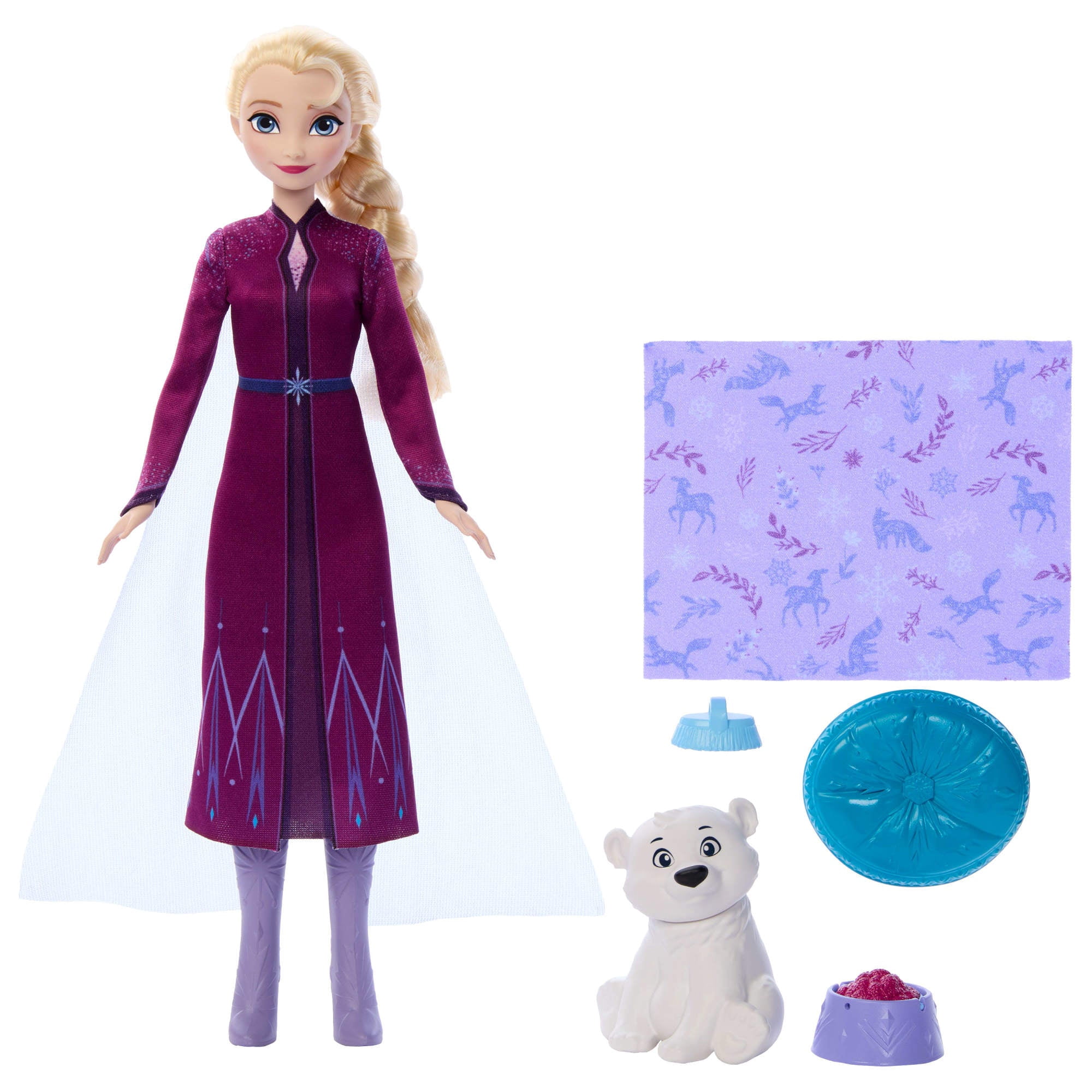 Mattel - Disney Frozen Set De Juego Elsa Con Oso Bebé