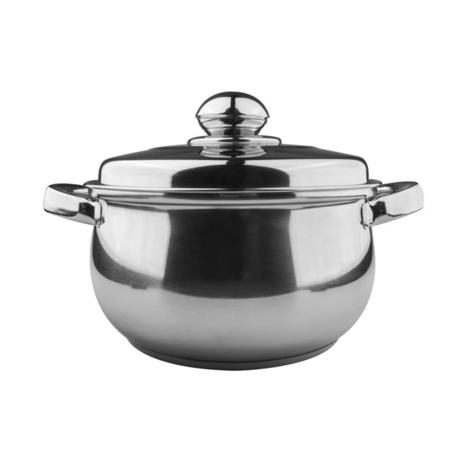 Cacerola 2,5lt 18x10,5cm Acero Inoxidable Gris Wolfen