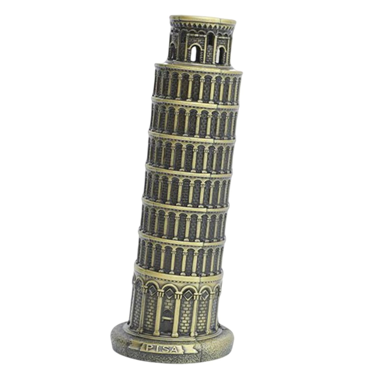 Magideal - Estatua De Construcción En Miniatura De Mezquita, Arquitectura Decorativa Coleccionable, Artesanía Para Restaurante, Estantería, Regalo, Cafetería, Sa , Torre Torre De Pisa