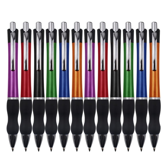 Bolígrafos retráctiles MiSiBao de tinta negra de 1 mm, 16 piezas