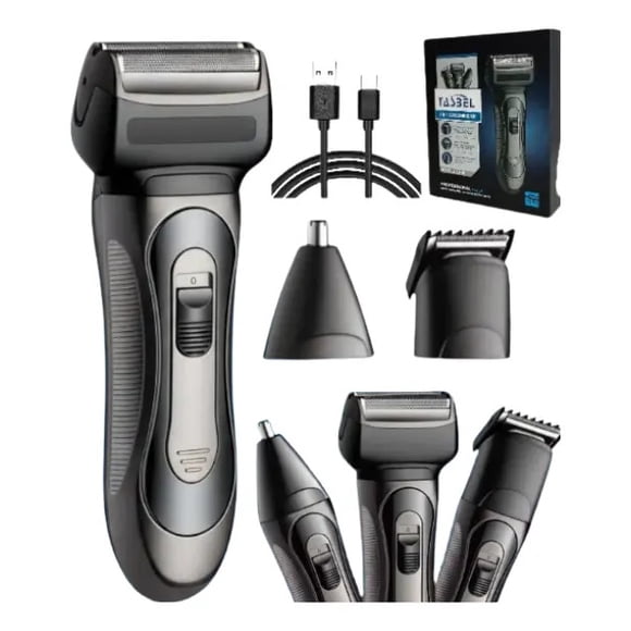 aquina De Afeitar 3 En 1 Multifuncional Recargable Cortadora De Barba Nariz Patilla Afeitadora Rasuradora Profesional Para Hombre FIGOIMPORT
