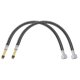 thumbnail image 1 of Conector de línea de suministro de grifo de 16" Uxcell, G1/2 Hembra x M10 Macho Trenzado de Acero Inoxidable 304 Manguera de Suministro de Agua, paquete de 2, 1 of 7