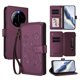 thumbnail image 1 of Funda Cartera Mariposa para [Xiaomi 17 Ultra] con Soporte y Cremallera Violeta, 1 of 6