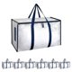 thumbnail image 1 of Moving Bags Simple Deluxe, paquete de 6 unidades, extra grandes con tapas, color blanco, 1 of 7