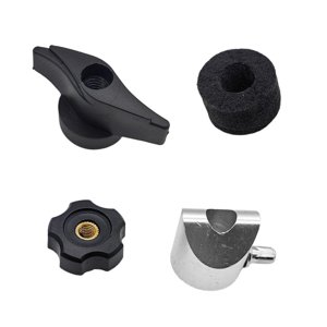 Magideal - Juego De 4 Abrazaderas Para Platillos De Batería, Soporte Para Platillos, Fácil Instalación, Kit De Montaje Para Platillos Portátiles Y Estables Para