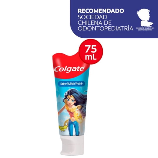 Gel Dental Anticaries Con Flúor Pasta Dental Colgate Smiles Justice League