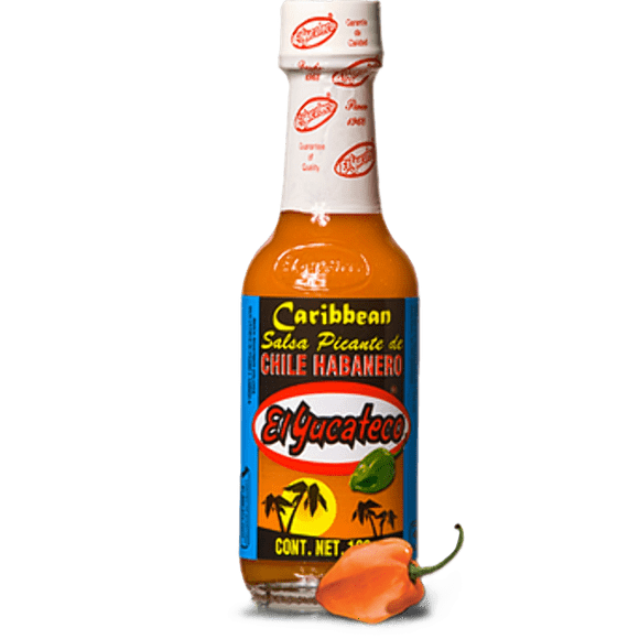 El Yucateco Salsa Picante de Chile Habanero Caribbean 120ml