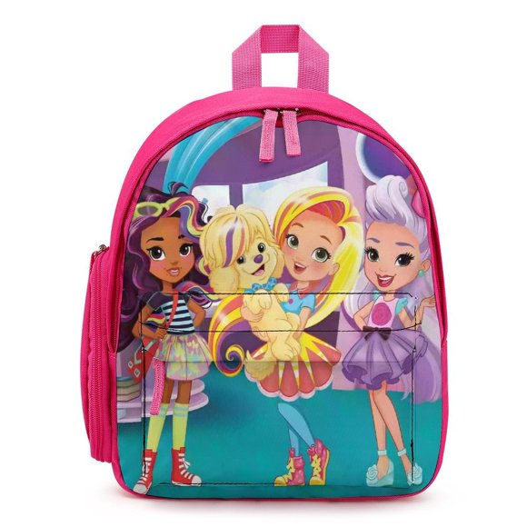 Día Soleado Mochila Escolar para Niños y Niñas, Mochila Infantil Ligera de Alta Calidad, Grande y Duradera ROSA