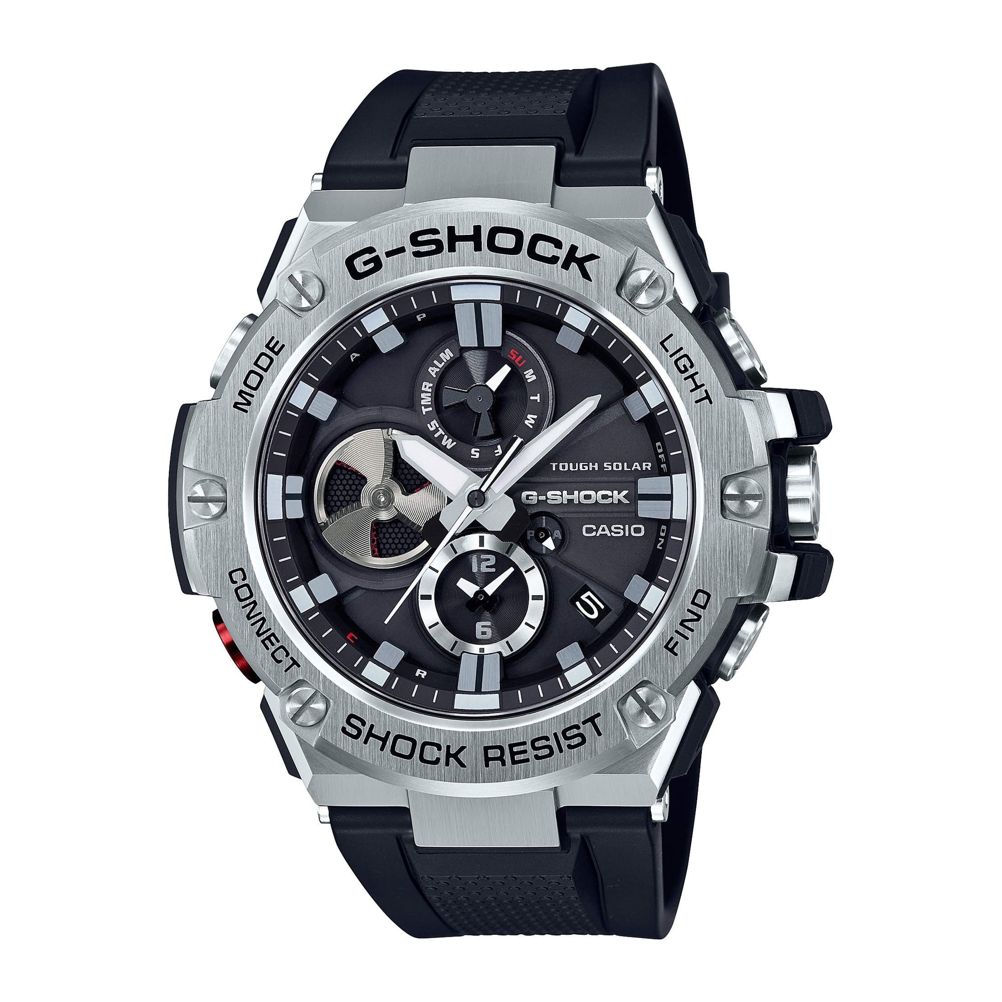 Reloj Casio Gst-b100-1acr Solar Bluetooth 54 Mm 200 M