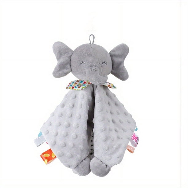 Baby Security Blanket,Elephant Security Blanket ,Soft Baby Lovely Unisex, Lovely Baby Gifts, For Newborn Boys And Girls, Baby Snuggle Toy, Baby Elephant Stuffed Toy, Animal Toy