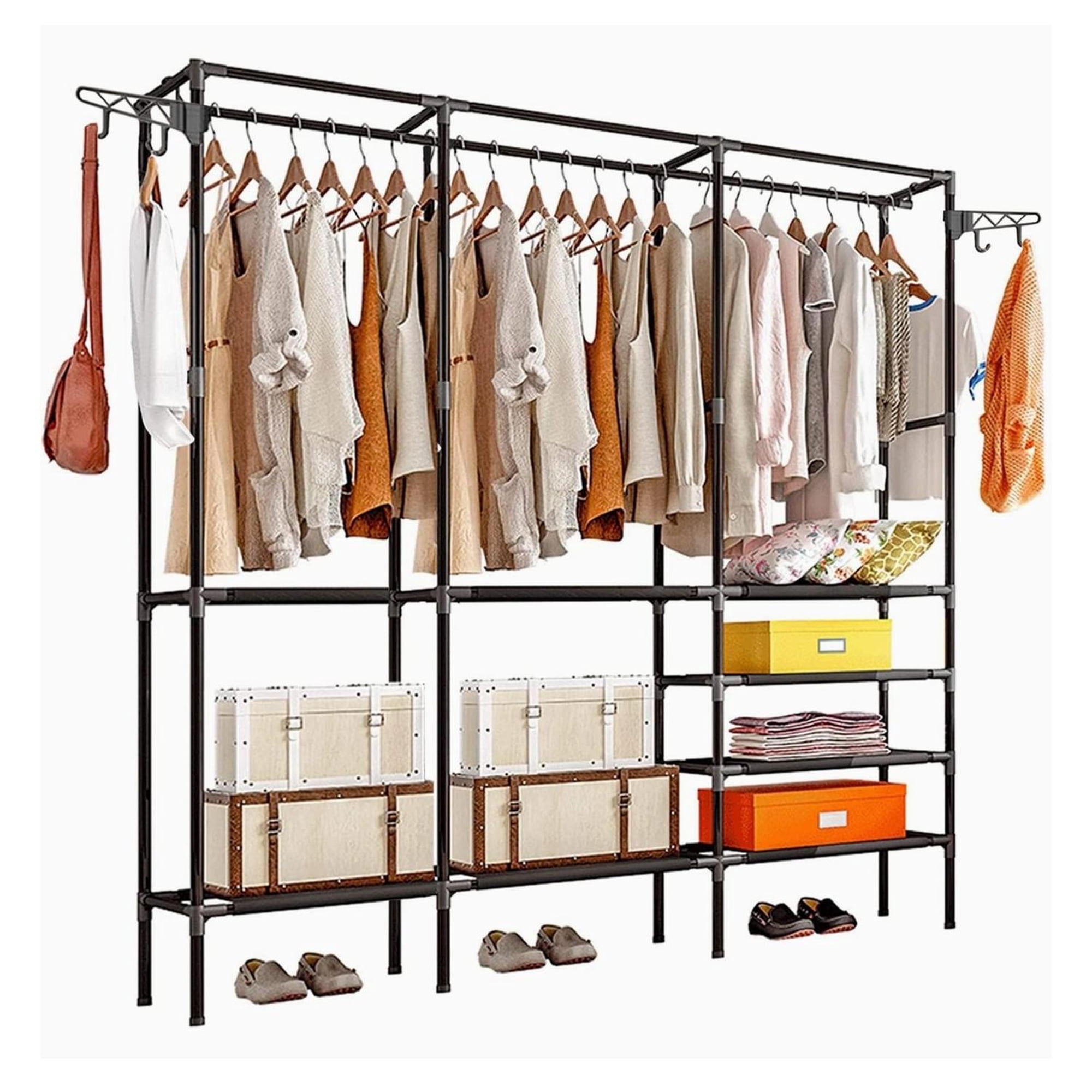 Genérico - Closet Organizador Armable Premium Ropero Metálico Con Estantes