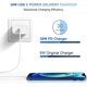 thumbnail image 4 of Cargador USB‑C FDHJGFTR 30 W (3 unidades) con cable de 183 cm, 4 of 6