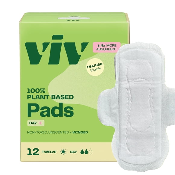 Compresas higiénicas VIV FOR YOUR V. Pack de 12 de bambú orgánico