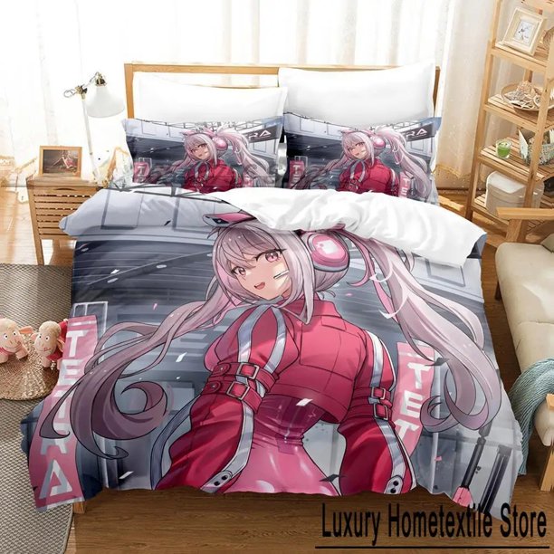 NIKKE Bedding Set Bed Set Aldult Kid Bedroom Duvet cover Sets bed sheet set Bed Sheets