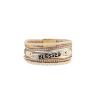 Pulsera Brazalete En Capas Blessed Gloriahoon