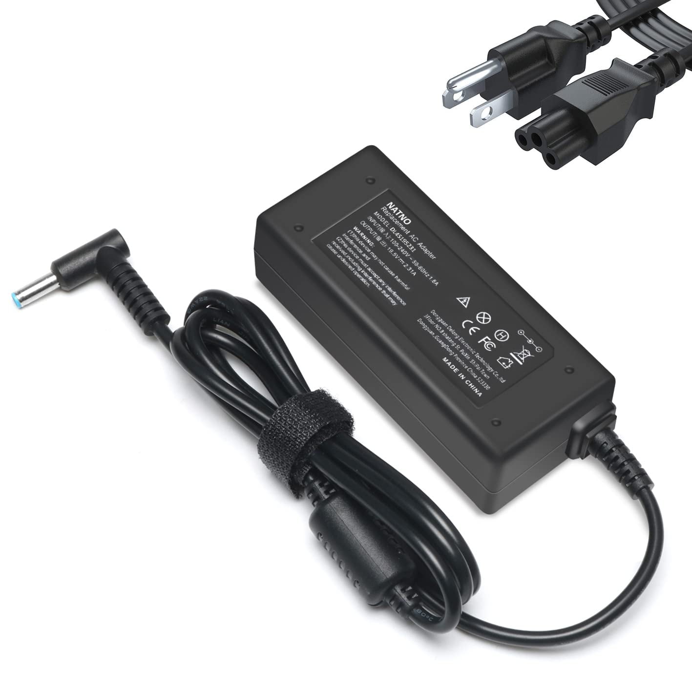 Natno - Adaptador De Ca/cargador Portátil De 45 W, 19,5 V, 2,31 A Para Hp Serie 15