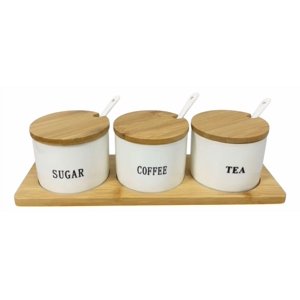 Genérico - Set 3 Frascos Recipientes Organización Hogar Contenedor Jhn