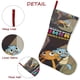 thumbnail image 5 of El Asombroso Mundo de Gumball Tema: Calcetines de Navidad, fino lino blanco para colgar en escaleras y chimenea, decoración navideña para el hogar, regalo de Navidad.54cm×38cm, 5 of 5