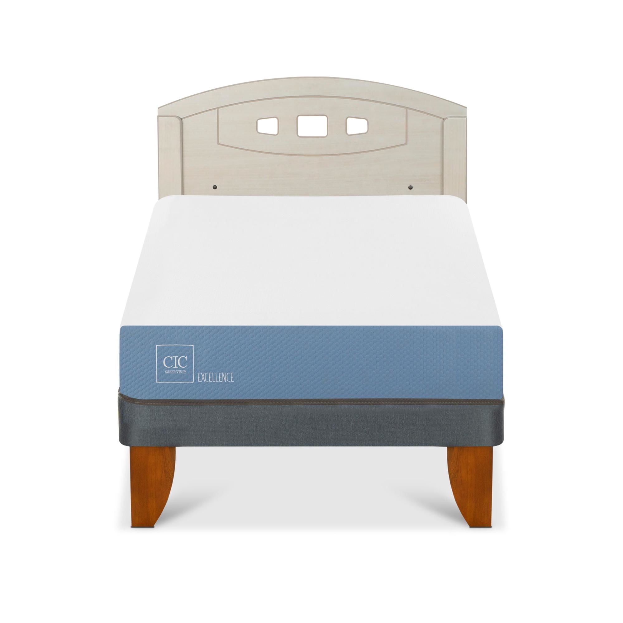 Cama Europea Excellence 1.5 Plaza Base Normal