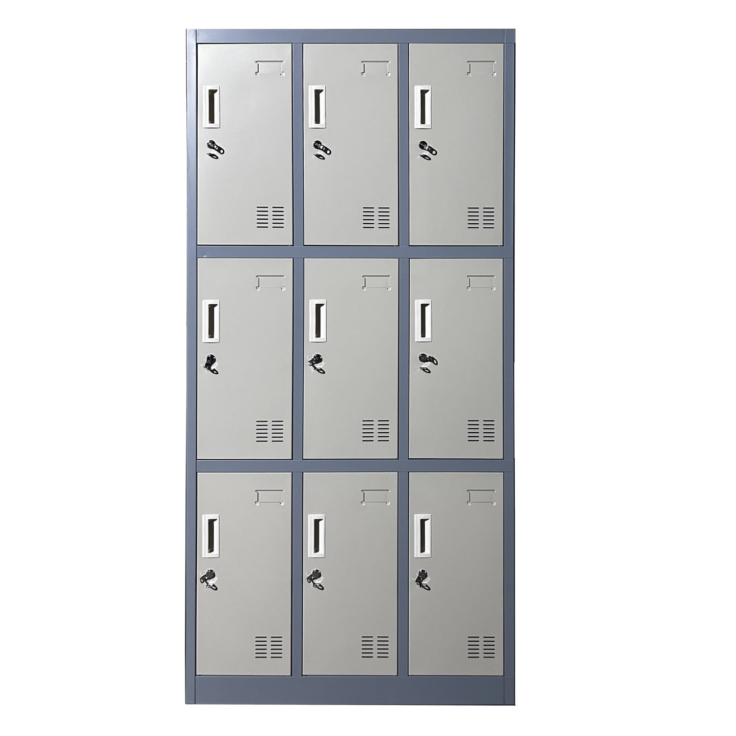 Prochef - Locker Casillero Metalico 3 Cuerpos 9 Puertas