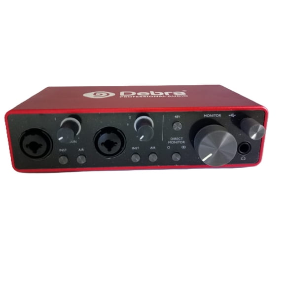Interfaz de Audio Profesional Debra 2i2