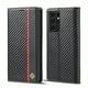 thumbnail image 1 of Premium Leather Wallet Case with Carbon Fiber Pattern for Samsung Galaxy S23 Ultra S22 S21 FE Ultra S20 FE S10 Plus A54 A53 A52 A52s A51, 1 of 3