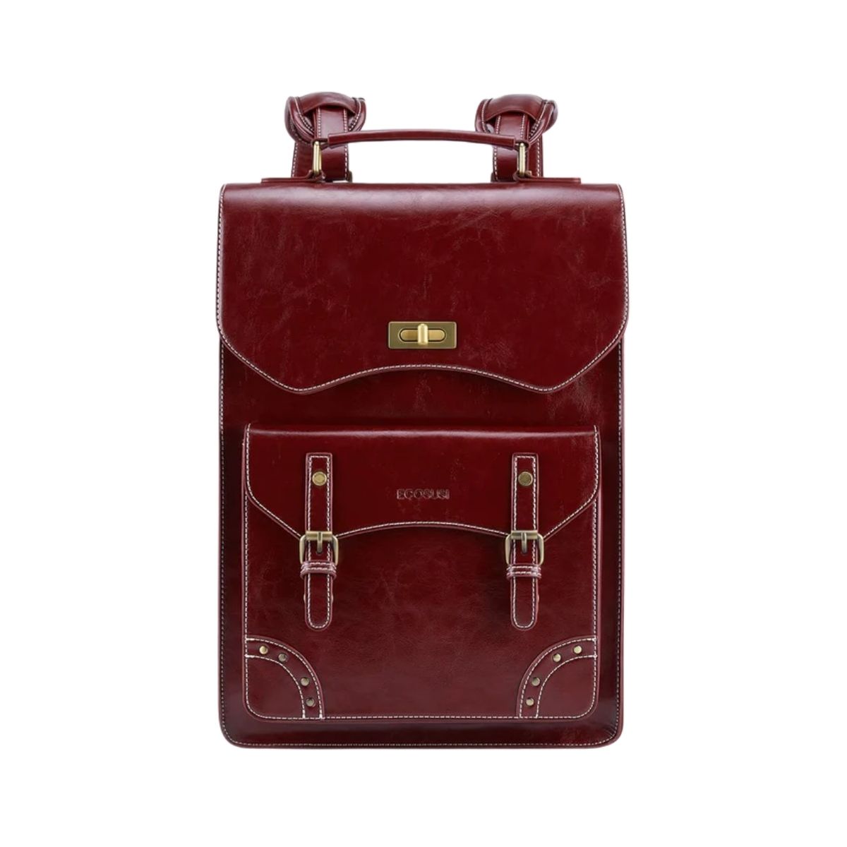 Ecosusi Mochila Wilder Con Remaches Para Notebook 15,6"" - Rojo Angola