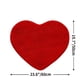 thumbnail image 3 of 1pc Extra Soft Heart Shaped Bath Mat - Absorbent and Non-Slip for Bathroom Floor, Sink, Bathtub, and Shower Room - Perfect Valentine's Day Bathroom Decor, 3 of 4