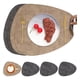 thumbnail image 1 of Set 4 Individuales + 4 Posavasos Impermeables Antimanchas 2 En 1 Jaspeado Beige, 1 of 8