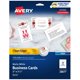 thumbnail image 1 of Tarjetas de presentación Avery Clean Edge 2x3.5" 120 Inkjet White, 1 of 9