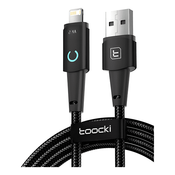 Cable USB para iphone 2.4a 2 metros carga rápida - toocki