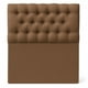 thumbnail image 3 of Cama 2 Plazas Modelo Capitoné  Café Oscuro, 3 of 4