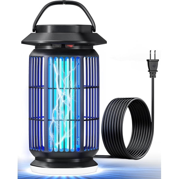 Trampa eléctrica para insectos REOGLE 4000V impermeable para exteriores
