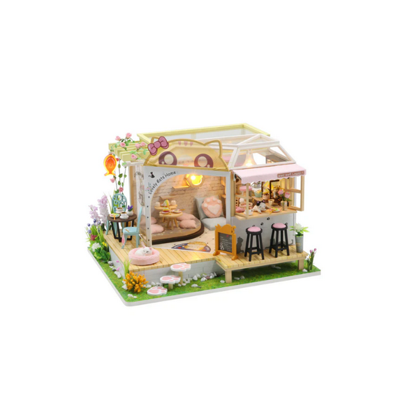 Cafeteria de gatitos Armable - Cat Cafe Garden - M2111