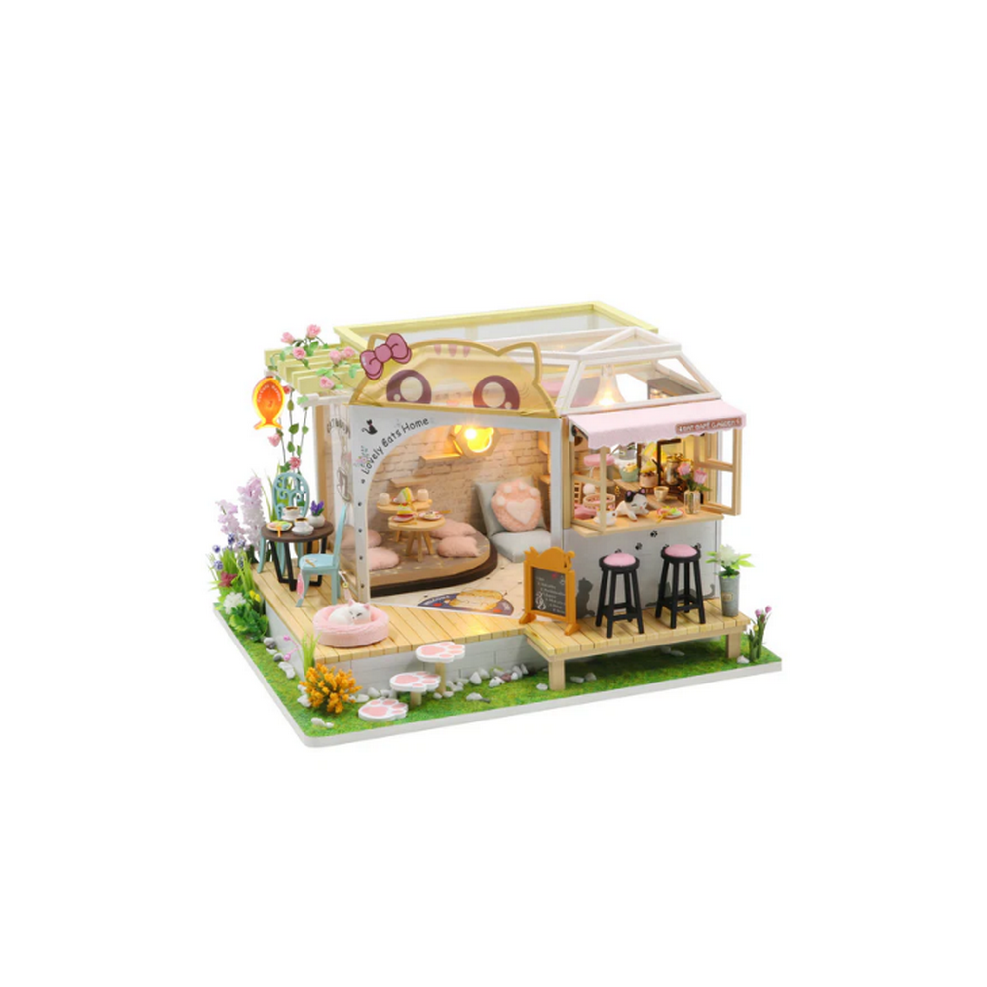 China - Cafeteria De Gatitos Armable - Cat Cafe Garden - M2111