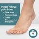 thumbnail image 2 of Alisadores de dedos en gel Hammertoe Corrector ZenToes Beige, 2 of 7