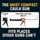 thumbnail image 2 of Pistola de calafateo SILIGUN Compact con herramientas y boquilla, tubo de 310 ml, 2 of 7