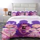 thumbnail image 1 of 3pcs K Pop Virtual Girl Group Themed Printed Bedding Set Duvet Cover and Pillowcases, 1 of 5