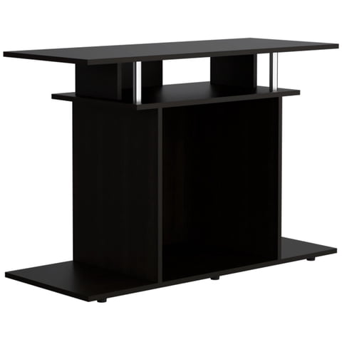 Fmfurniture - Rack Tv 40 Con Varias Repisas Fm-028W - Negro