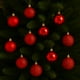 thumbnail image 2 of 16 Esferas Bambalinas Adorno Navideño Rojo 6cm Decoracion, 2 of 3