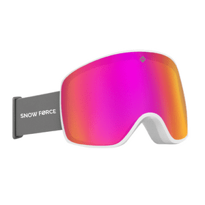 Snow Force - Antiparras Magnéticas Ski & Snowboard North Pole / Fucsia - Blanco - Gris