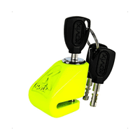 Genérico - Candado Disco Moto Kovix Kn1 Amarillo Fluor Verde Fluor